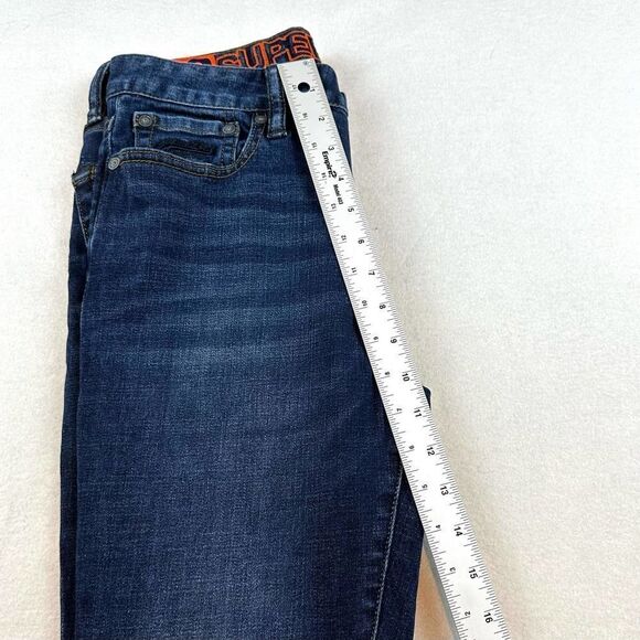 Superdry Travis 02 Skinny Stretch Dark‎ Blue Denim Jeans Mens W 30 L 32 Read - Picture 9 of 12